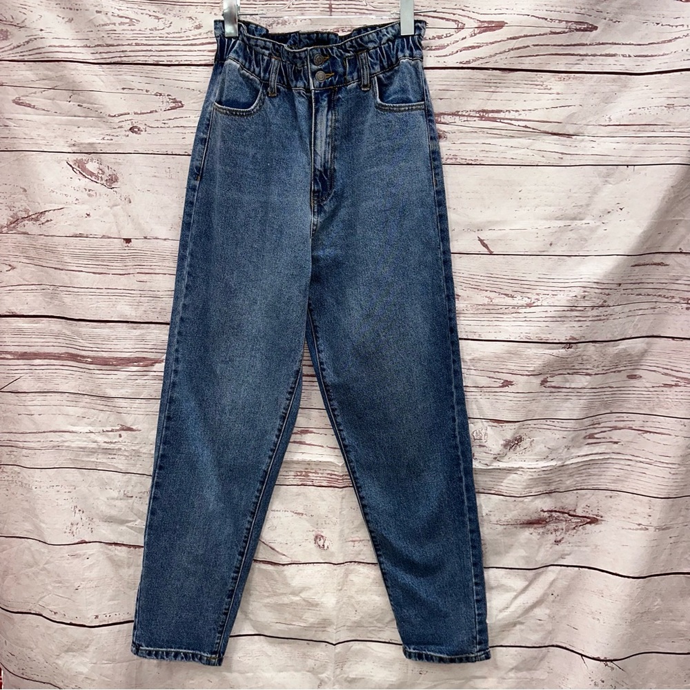 Forever 21 High-Waisted Paper-bag Baggy Jeans Size Large